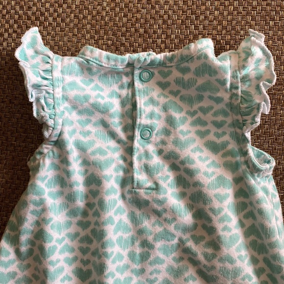Just One You by Carter's Allover Hearts and Monkey Applique Ruffle Romper 3M - Picture 6 of 8